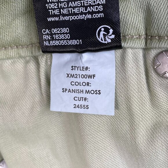 NWT Liverpool Green High Rise Skinny Stretch Ankle Jeans Womens 4/27 Stitch Fix - Picture 16 of 16